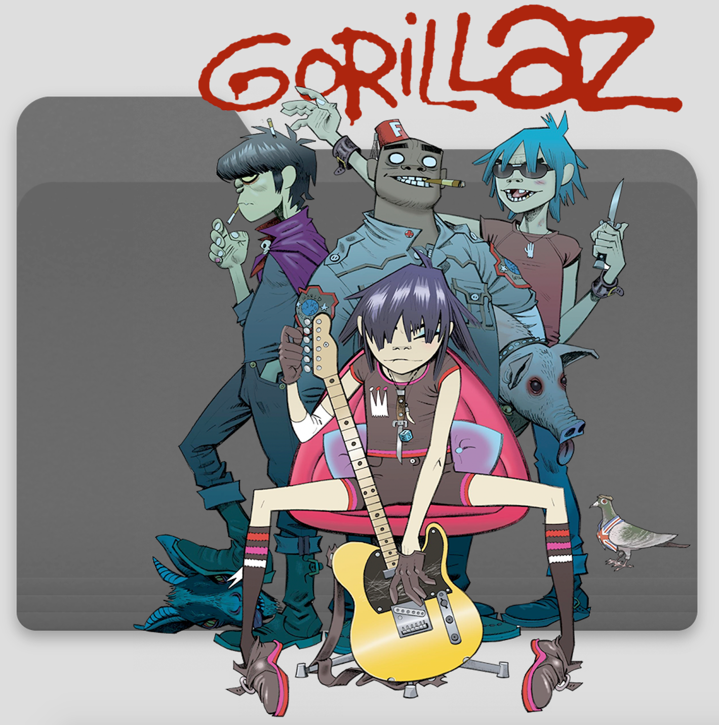 Группа gorillaz альбомы. Группа Gorillaz. Gorillaz Жанр. Gorillaz обложка группы. Гориллаз 2005.