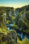  Fjadrargljufur Canyon in Iceland