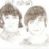 Yes, these are the Beatles. Yes, I drew this. No, I