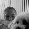 My sister and my dog  Kaileeisawesome photo