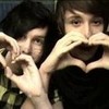 Dan and Phil hand-hearts<3 ninjacupcake88 photo