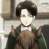 Rivaille on his horse, unamused CandyforniaGurl photo