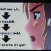 "Hetalia" scene in German. Translation: He invites us> He pays> We save money> Saving money is good! MoreThanFangirl photo