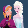 Anna and Elsa. deedragongirl photo