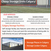 Cheap Storage Units Calgary safeself photo